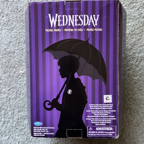 WEDNESDAY ADDAMS Deluxe Poseable Doll Figure SWAP FACE & HAIR 2024 Halloween NEW - Picture 2 of 2
