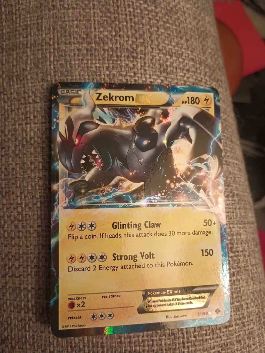 Pokemon Card - Zekrom EX - Legendary Treasures 52/113 Ultra Rare