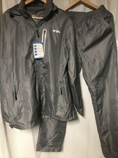 Men SwissWell Windbreaker TrackSuit Size S Gray