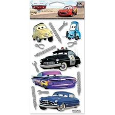 Jolee's Boutique Disney/PIXAR Cars2 Dimensional Stickers - 14 pcs