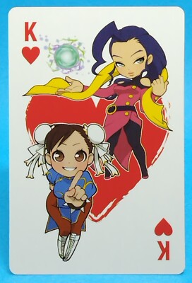 Chun-Li ROSE Super Street Fighter 4 Arcade Edition Spielkarte Herz K japanisch