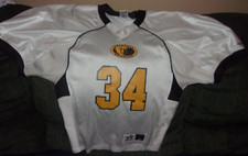 GRANVILLE GRIZZLIES FOOTBALL JERSEY Alleson Athletic white 34 YOUTH MED dealer