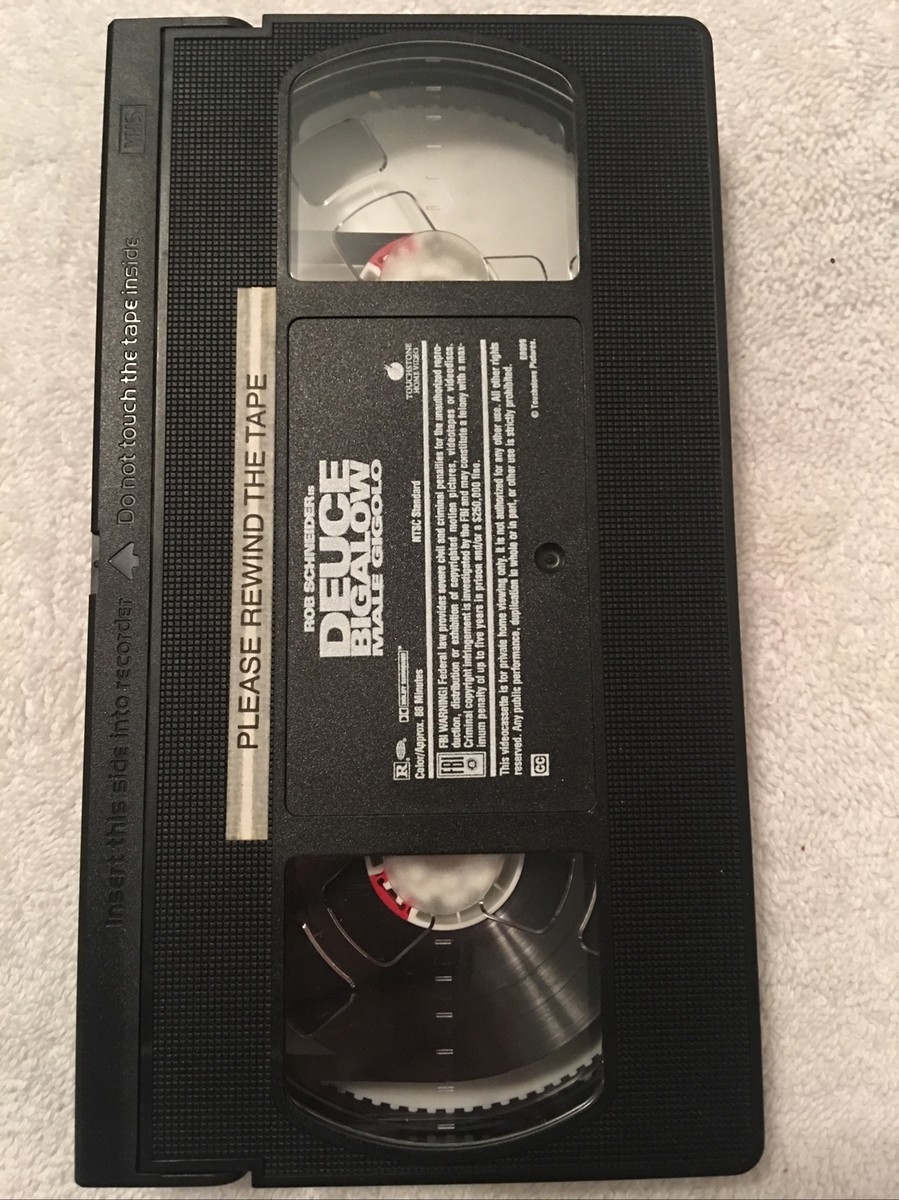 Deuce Biglow Male Gigolo VHS VCR Video Tape Movie Rob Schneider