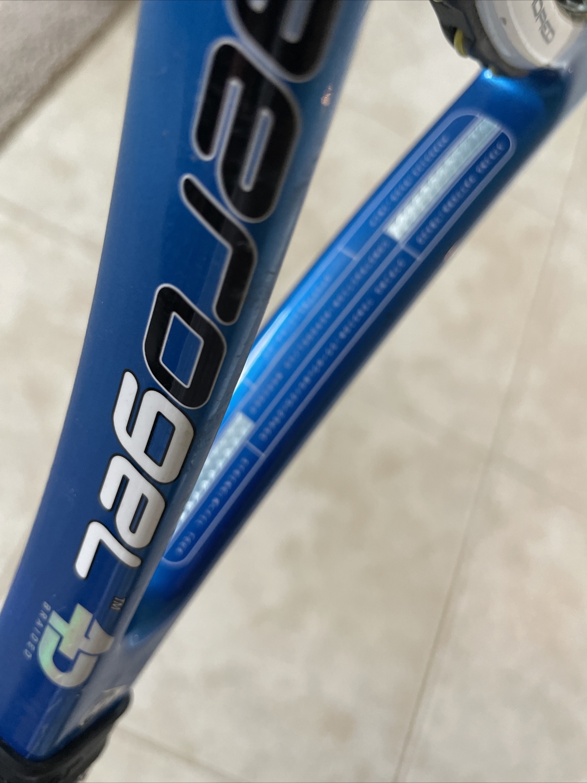 Dunlop 2 Hundred 200 Aerogel 4D Braided Tennis Racquet 4 1/2&rdquo; Grip #4 EUC