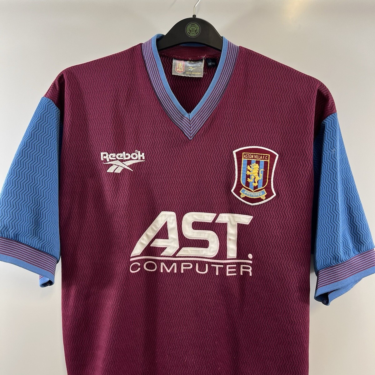 Aston Villa Home Football Shirt 1997/98 Adults Medium Reebok