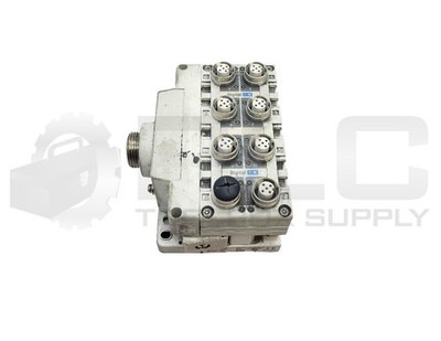SMC EX600-DXPD SERIAL INTERFACE UNIT 24VDC 2A W/ EX600-ED3 ENDPLATE 24VDC 8A