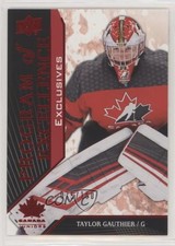 2019 Team Canada Juniors Program of Excellence Exclusives Taylor Gauthier un1