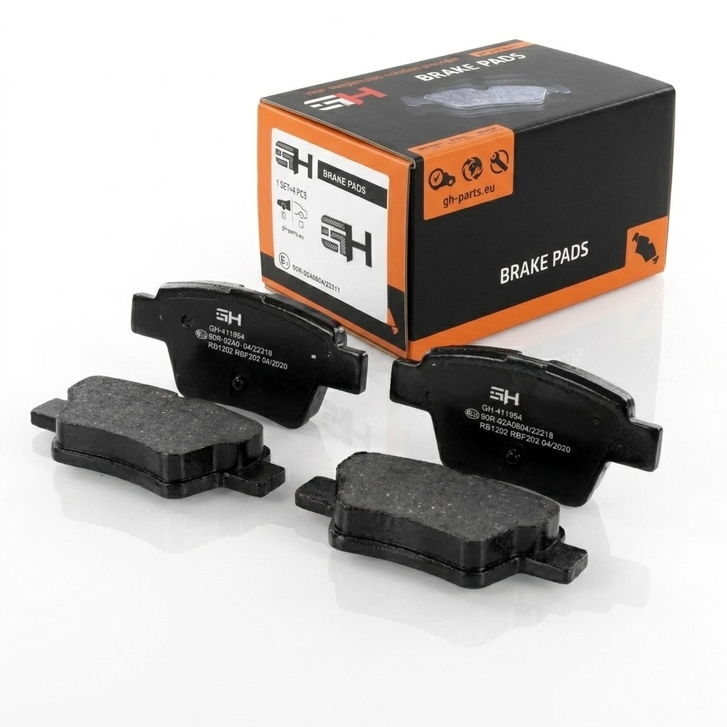 1x Brake Pads Rear for CITROEN C4, PEUGEOT 307 2004-