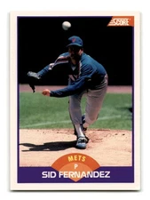 Sid Fernandez 1989 Score #268 New York Mets NM-MINT