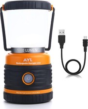 Led Camping Lantern Rechargeable 1800lm 4 Light Modes 4400mah Power Bank Ip44 Wa