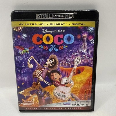 Disney Coco (4K Ultra HD/Blu-ray, 2017 3 Disc Set) Collector's Edition Rare OOP
