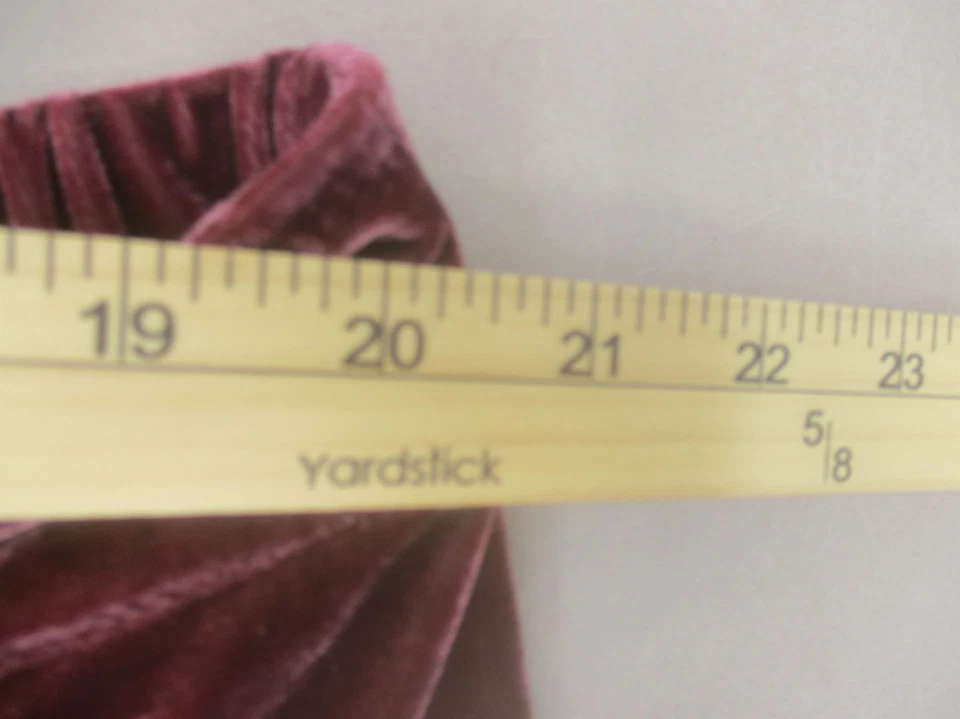 Quacker Factory Size 2X Womens Bordo Pull On A Line Beauty Velvet Skirt 693 - Image 3 of 4