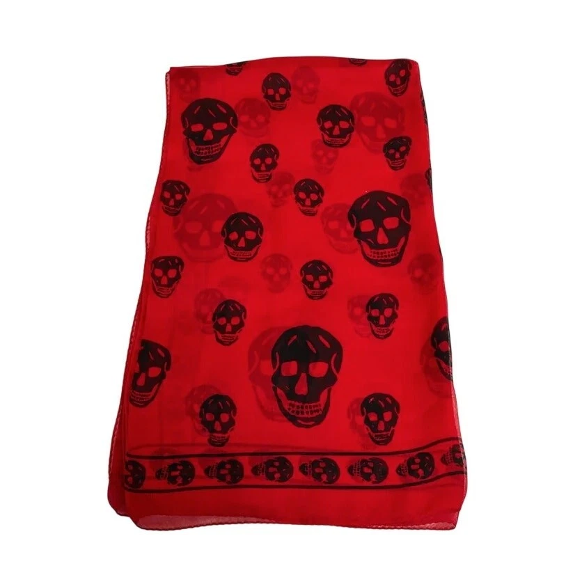 Alexander Mcqueen Skull Scarf for sale - eBay
