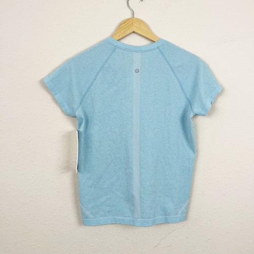 Lululemon Swiftly Tech Blue Short Sleeve Top Size 12 - Picture 4 of 4