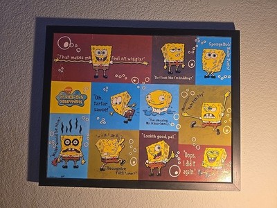 Vintage Sponge bob 2002 poster cartoon 14308