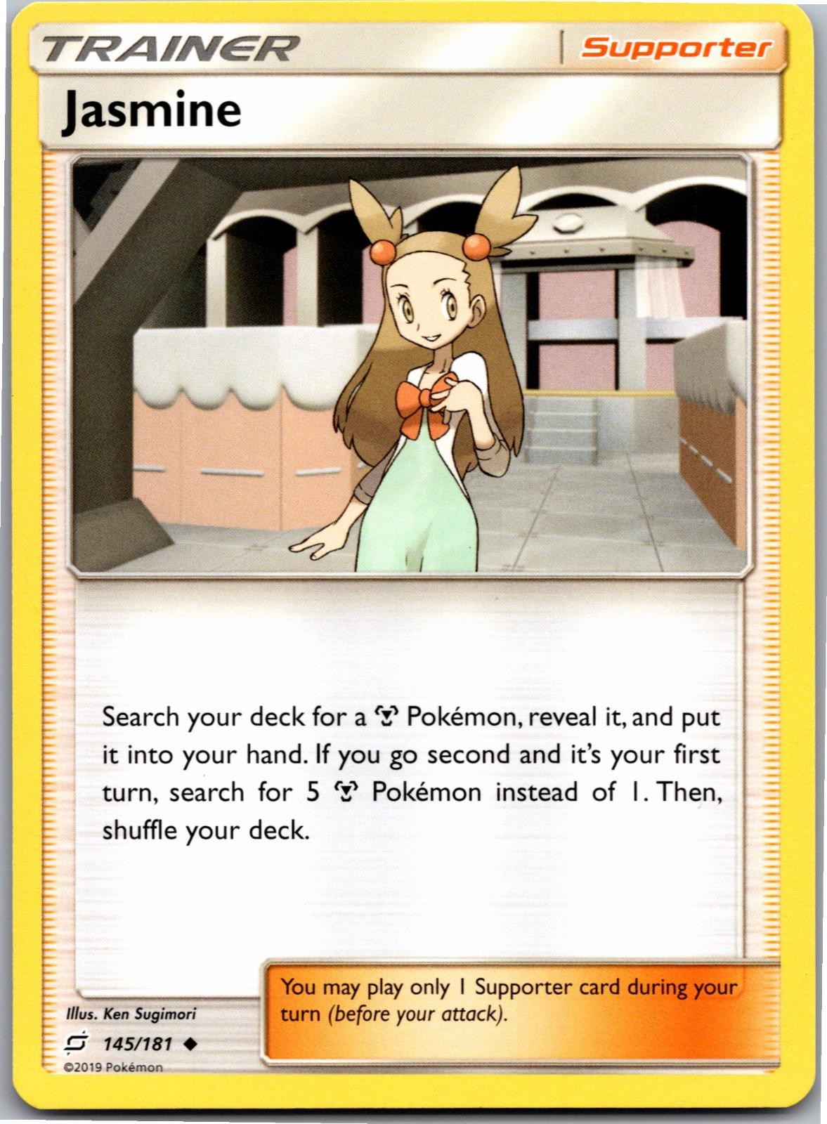 Jasmine 145/181 Uncommon Team Up Pokemon Near Mint