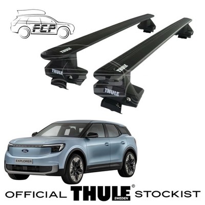 Thule  WingBar Evo Black Roof Bars Set for Ford Explorer 24-25 Lockable