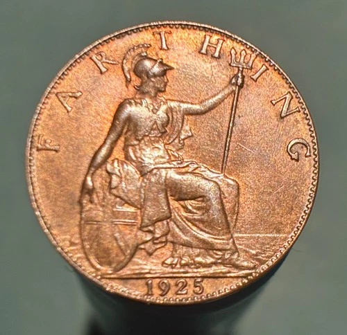 1925 George V Farthing — photo from the most recent tracked eBay sale