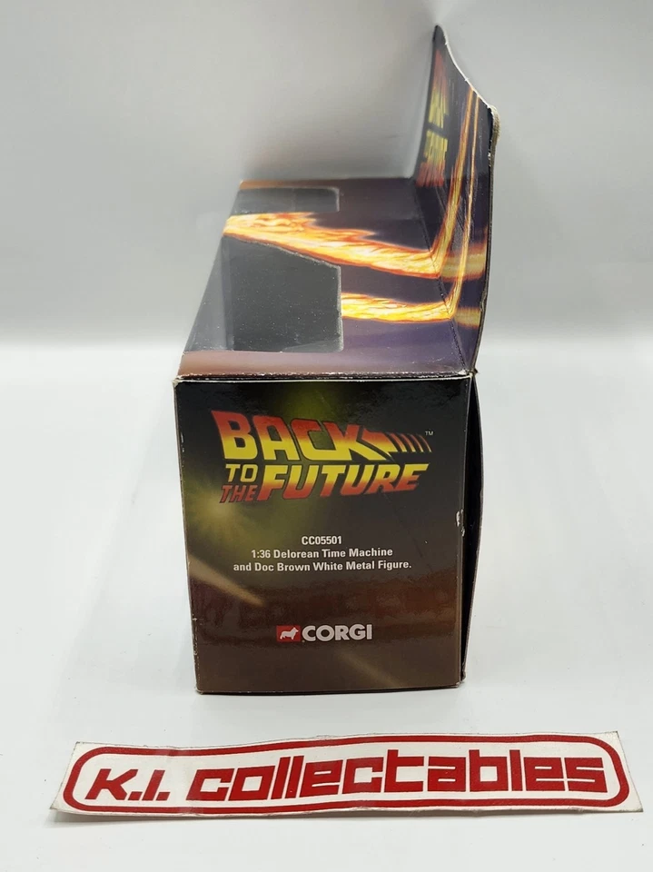 Corgi Back to the future DeLorean Time Machine and Doc Brown  CC05501 - Image 3 of 4