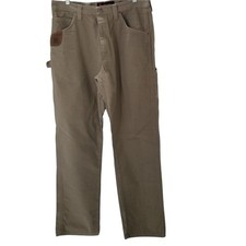 Wrangler Riggs Workwear Men's Brown Ripstop Cargo Pants Size 36x36