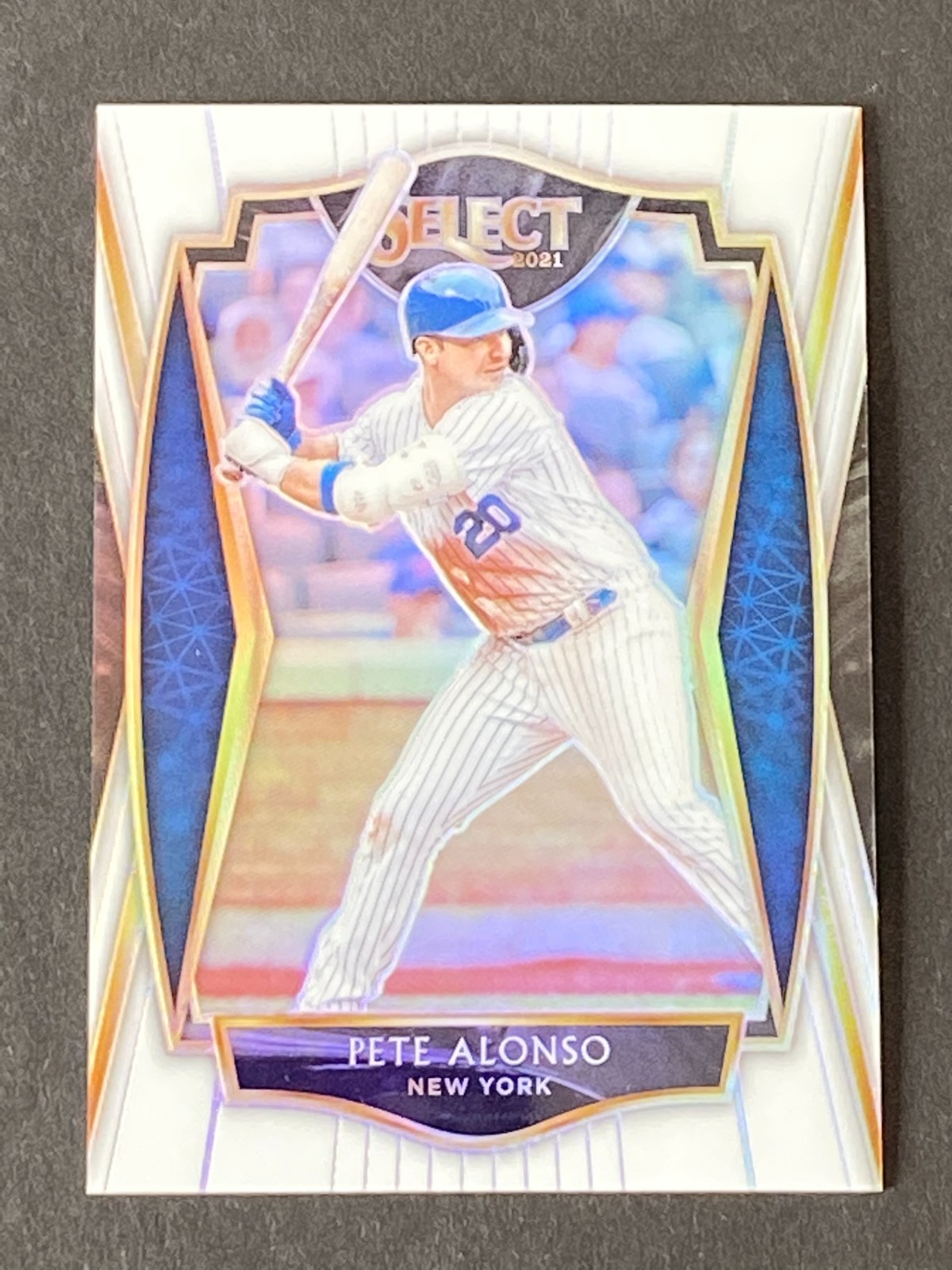 Pete Alonso 2021 Panini Select Premier White Prizm #ed 39/50