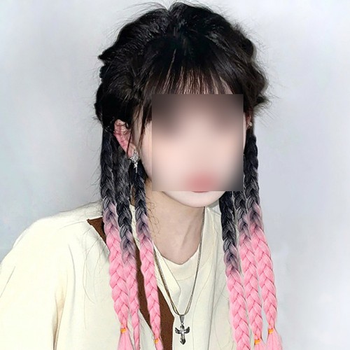 Multiple Styling Options with Fashionable Braid and Ponytail for Unique Looks