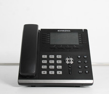 Lot of 5 Sangoma S705 IP POE Gigabit VoIP IP Office Phones w/ Handsets Stands