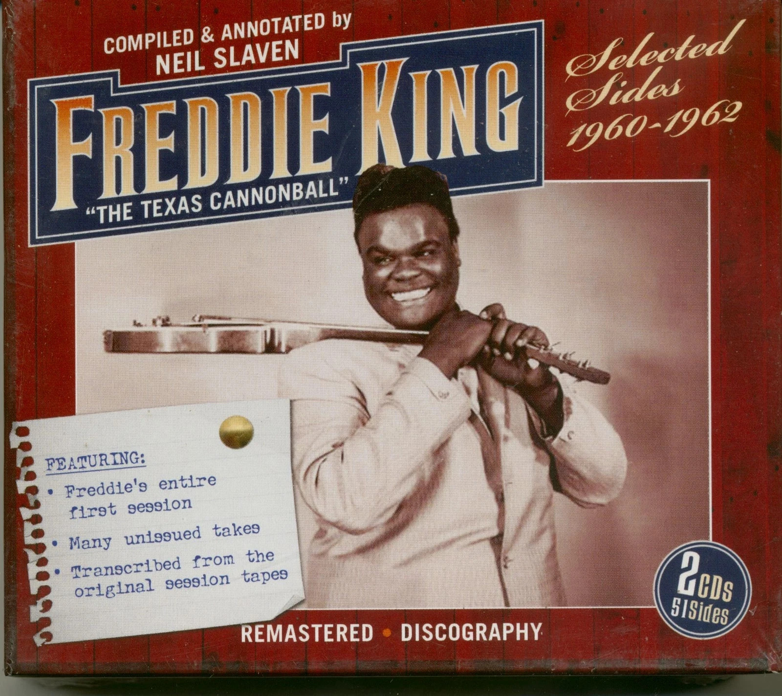 Freddie King - The Texas Cannonball - Selected Sides 1960-62 (2010) Texas Blues