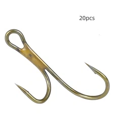 20Pcs Double Fishing Hook Package Product Name Super Strong Made Of High Quality