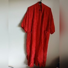Health Vintage Womens Robe 100 Silk Pockets Belt Wrap