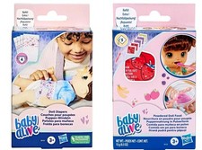 Baby Alive Diapers and Powdered Doll Food Refills