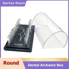 Dental Ortho Round Archwire Box Acrylic Dispenser Placing Box Arch Wires Holder