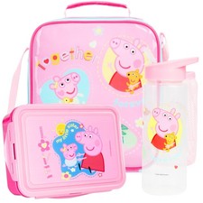 Peppa Pig Girls Lunch Box 3Pc Set
