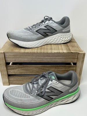 New Balance Fresh Foam X EVOZ v4 Running Shoes Men 12  Grey Green