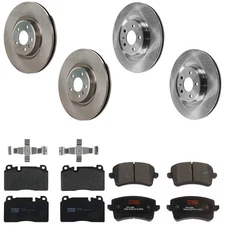 KIT-073024-931 TRW Brake Disc and Pad Kits 4-Wheel Set Front & Rear for Audi Q5
