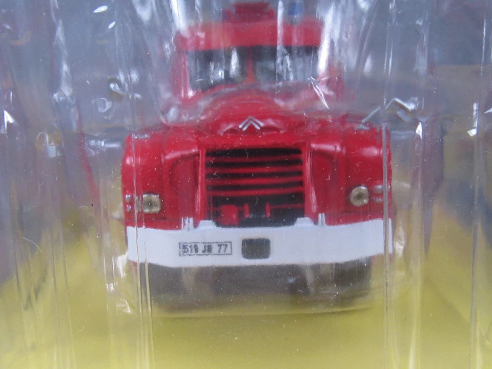 D199 IXO Réf 27 Camion Pompier Citroën 46 1961 Drouville 1/43 Neuf sous Blister - Photo 2/4