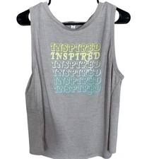 Guru Active Tank Top Inspired Sleeveless Athletic Workout Top XL