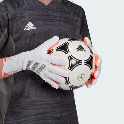 #ad NEW Adidas Predator GL Pro Goalkeeper Gloves GV0259 Size 8 White Grey Orange $100.00