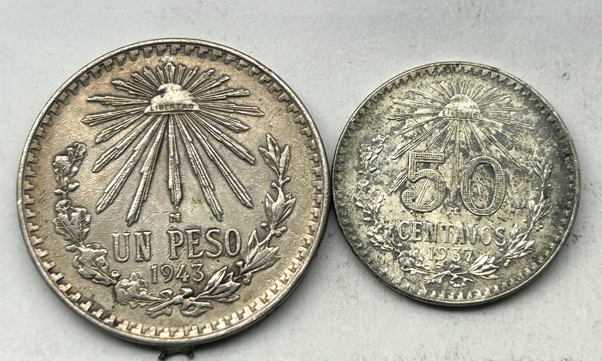 50 Centavos Silver 1943 Year Mexican Coins (1905-Now) | Updated