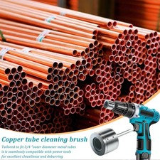 1/2 Inch Metal Copper Pipe Cleaner For Electric Drill Pipe Cleaning Brush Clean