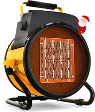 Outdoor Heater for Patio, 1500W Electric Garage Outdoor Heaters with 3 Modes, 3s