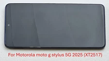 OEM Motorola Moto G Stylus 5G 2025 XT2517 OLED Display Screen Digitizer + Frame