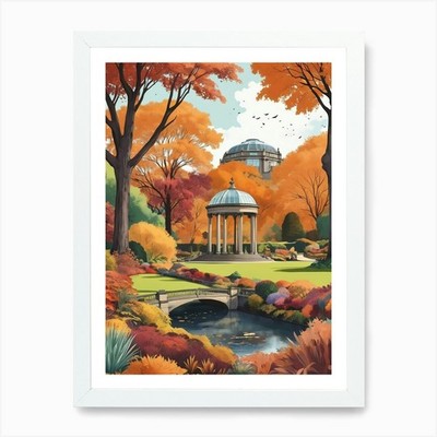 Royal Botanic Garden Edinburgh Unit Framed Wall Art Poster Canvas Print Picture