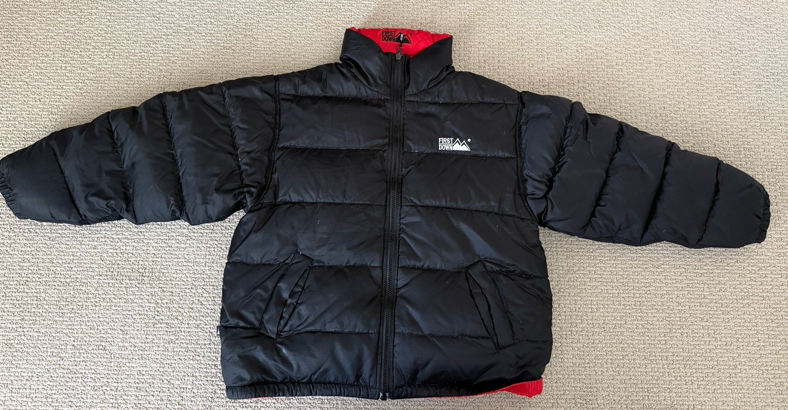 First Down Exploration Gear Reversible Puffer Jac… - image 1