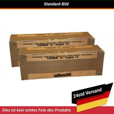 Toner per fotocopia Olivetti D-copia 15, 20 Nero Confezione da 2