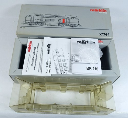 Märklin 37744 LEERKARTON Diesellok BR 216 139-6 DB Cargo H0 OVP Leerverpackung ! | Zustand: Gebraucht