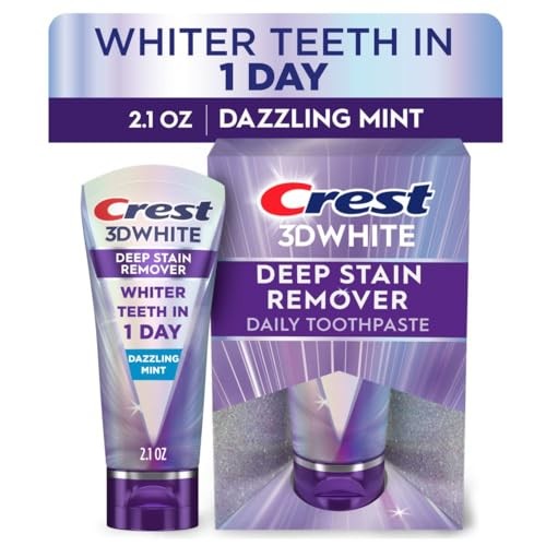 Crest 3D White Brilliance Deep Stain Remover Toothpaste 2.1 Ounce Fast Acting