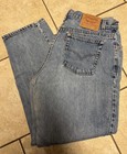 Levis 550 Relaxed Fit Tapered Leg Blue Denim Jeans Womens Size 16 MIS M — photo 1