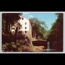 Vintage Youngstown Ohio Postcard Old Mill Museum Unposted Historic Scenic View