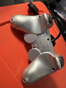 Sony PlayStation 2 DualShock Controller: Model SCPH-10010, OEM, Silver (Tested)